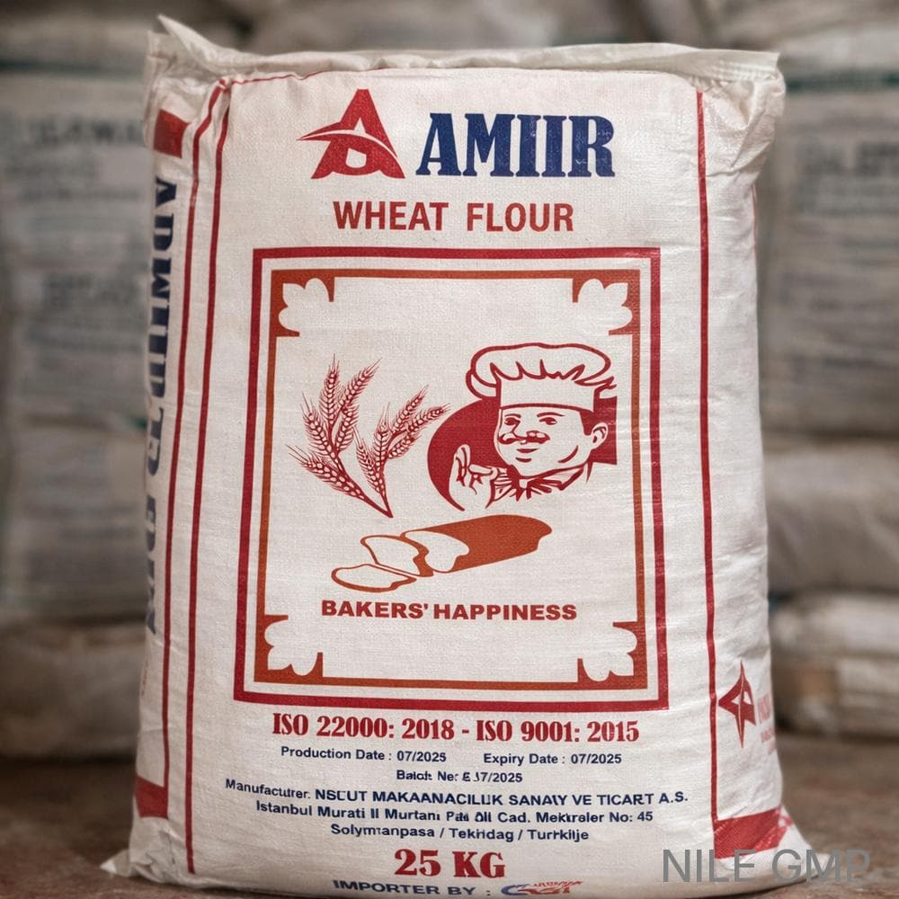 Amiir Wheat Flour 25kg – High-Quality Flour for Bread, Chapati & Baking