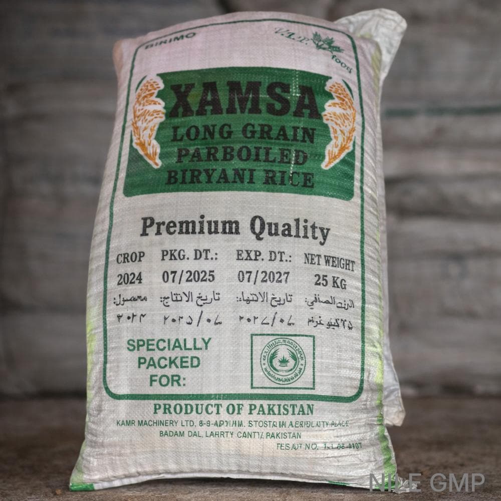 Xamsa Long Grain Parboiled Biryani Rice – Premium Rice for Biryani & Pilaf